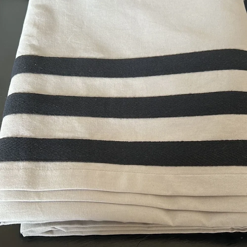 Pottery Barn Teen Twill Tape Track Drapes